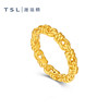 TSL Xie Ruilin gold ring 5D hard gold craft pure gold chain ring women XR269