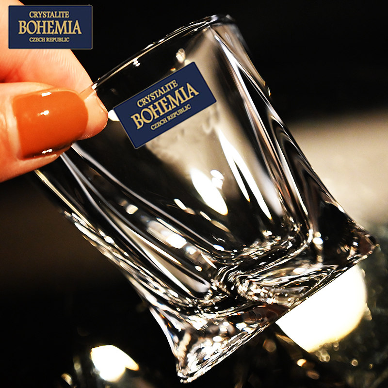 捷克BOHEMIA进口水晶玻璃家用一口杯小烈酒杯白酒杯盅子弹杯套装,淘宝优惠券,粉丝福利购,淘宝优惠卷