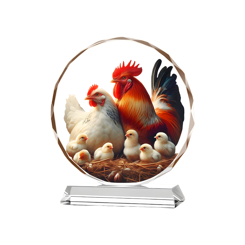 吉祥全家福水晶摆件桌面客厅办公室装饰三代同堂亲子纪念日摆台,淘宝优惠券,粉丝福利购,淘宝优惠卷