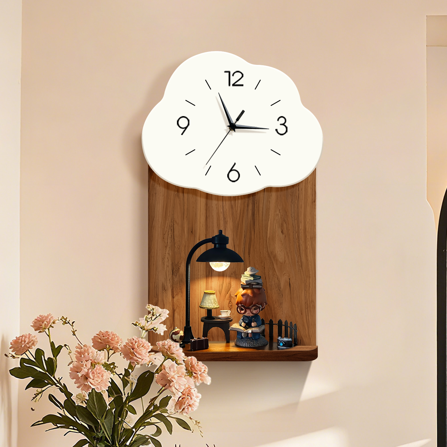 Creative Clock Blind Box Figure Storage Display Stand