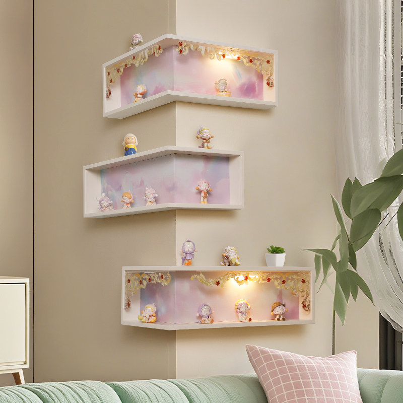 手办收纳盒置物架客厅转角陈列放置架玩具萌粒组合展示架拐角装饰,淘宝优惠券,粉丝福利购,淘宝优惠卷