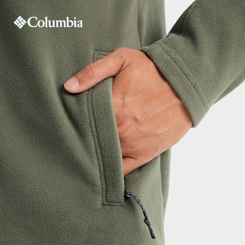 Columbia哥伦比亚户外男子简约立领时尚外套保暖舒适抓绒衣AE0560 - 图2