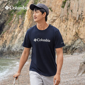 Columbia哥伦比亚男女城市户外运动旅行野营透气短袖T恤JE1586