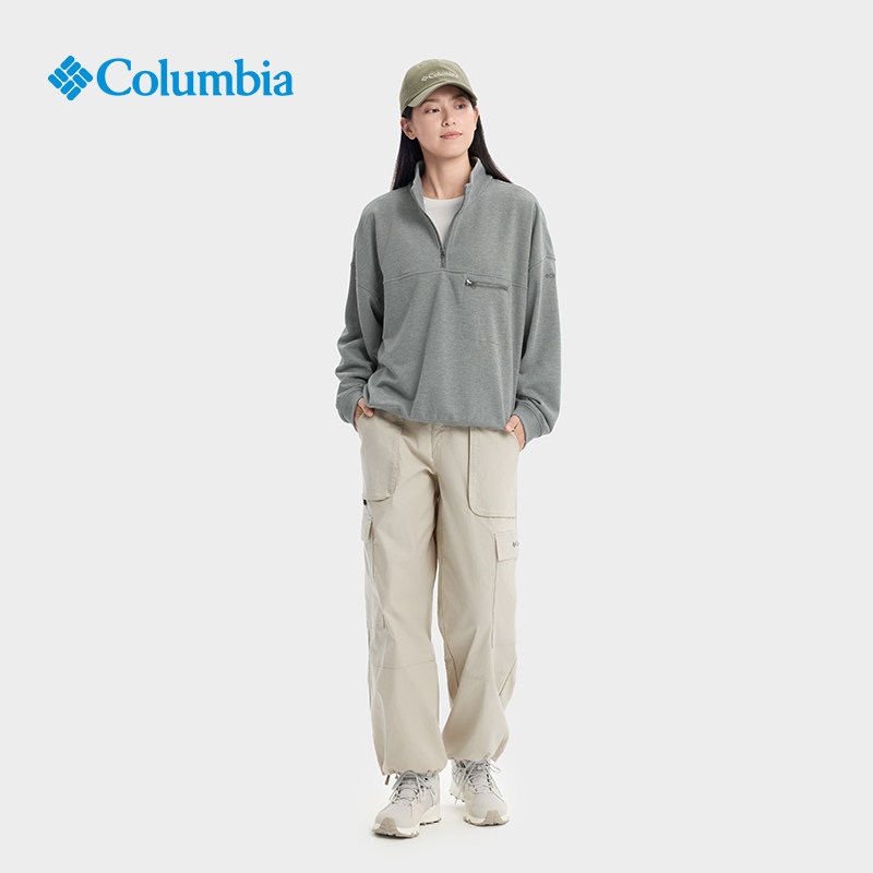 Columbia哥伦比亚户外25秋冬新品女子运动半开衫运动卫衣AL3075,淘宝优惠券,粉丝福利购,淘宝优惠卷
