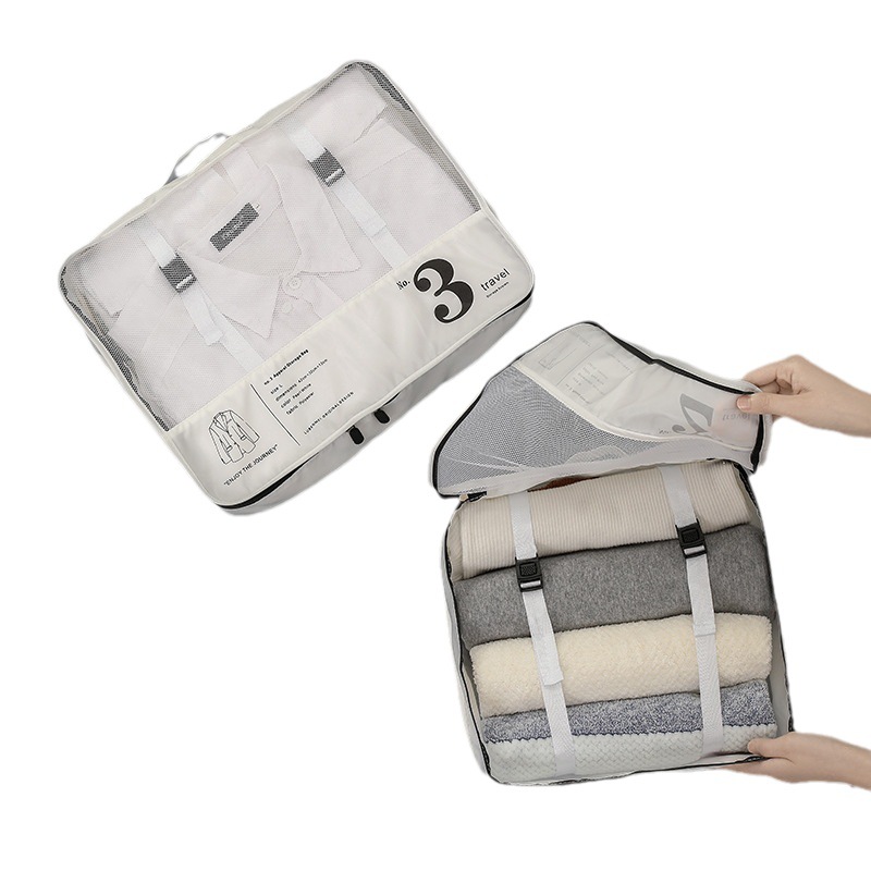 旅行收纳袋行李箱衣物整理包旅游分装衣服袋子便携内衣出差收纳包-图3