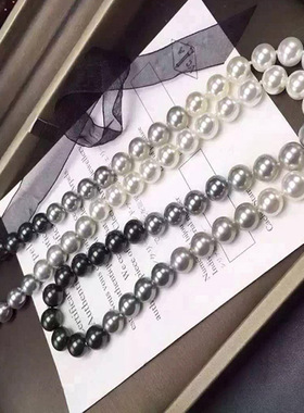 尽显气质的女款母贝珍珠毛衣链