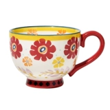 Imhouse Retro Mark Cup Home маленькая свежая керамическая чашка утолщен и анти -хот может быть микроволновой овсяной чашкой для овсяной муки