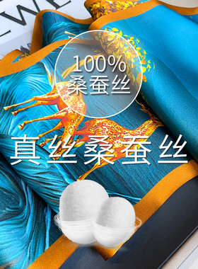 小长条真丝桑蚕丝丝巾女春秋冬季