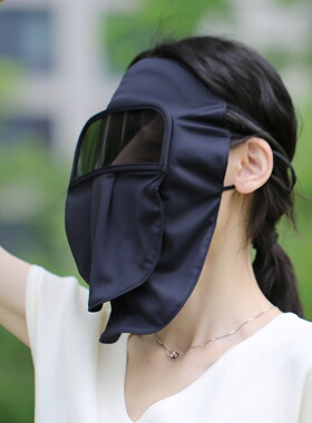 护目镜全脸防晒面罩可喝水