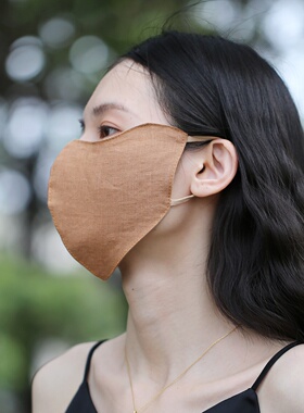 100%汉麻防晒口罩，透气易呼吸