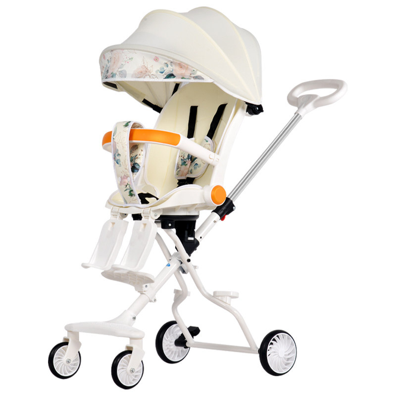 溜娃神器轻便折叠婴儿手推车儿童双向可坐可躺小孩高景观遛娃推车