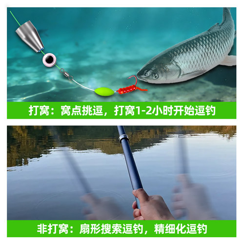 逗钓鲫鱼20件配件钓组子弹铅坠路亚线组套装卡罗全套冬季钓鱼鱼饵 - 图3