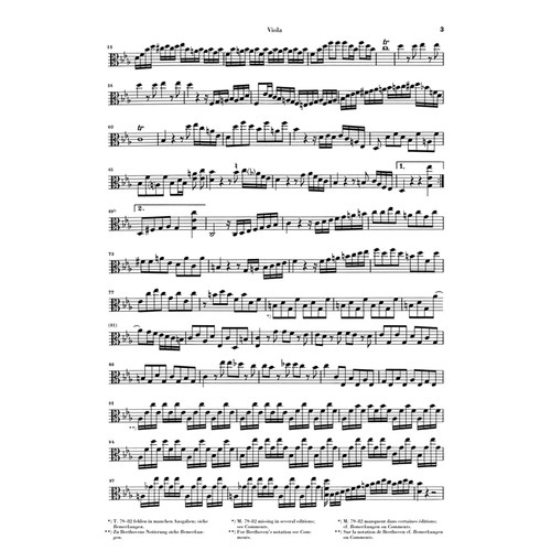 亨乐原版 贝多芬 中提琴与大提琴二重奏WoO32 附大提琴分谱 Beethoven Duet with two Obligato Eyeglasses WoO32 HN944 - 图1