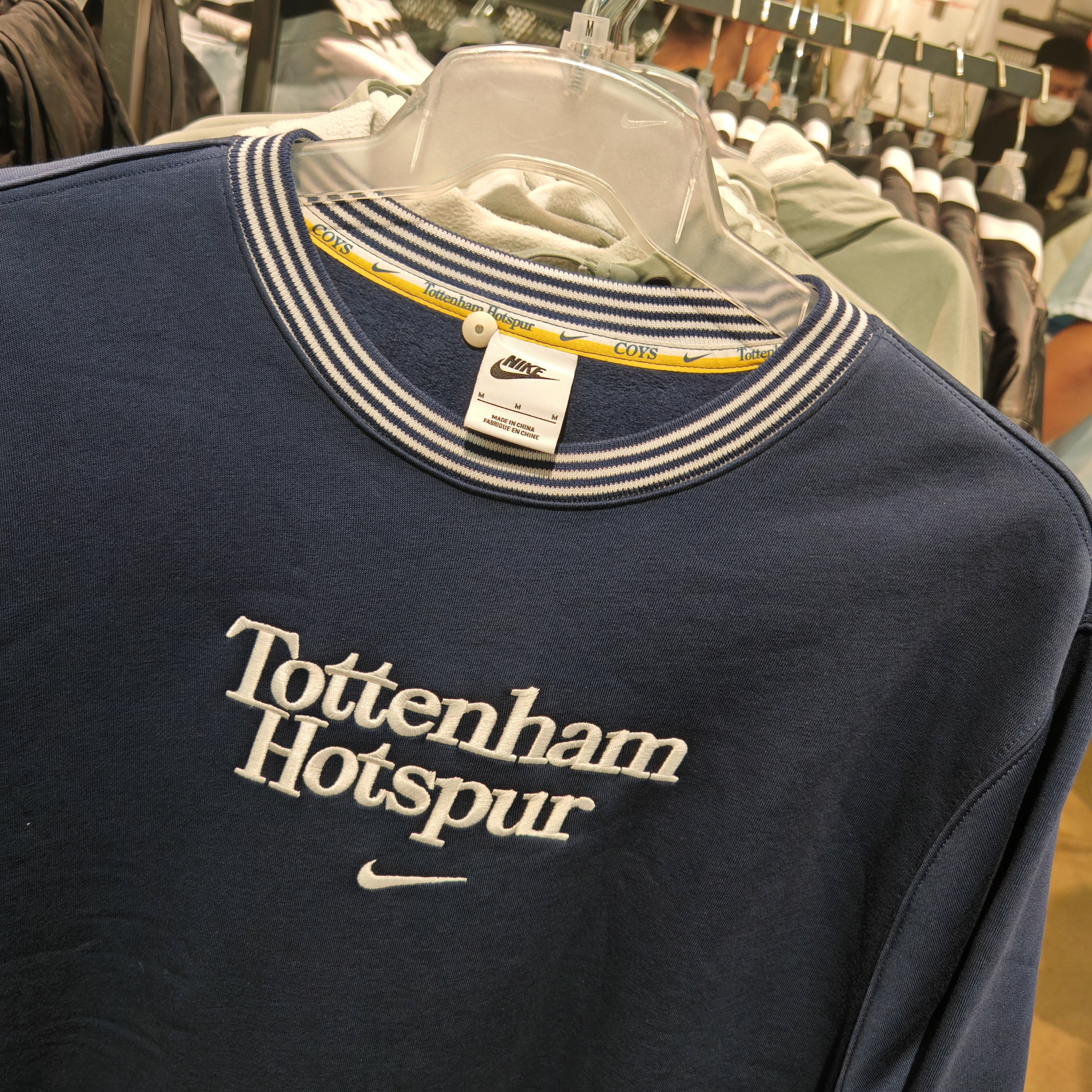 NIKE耐克男子卫衣刺绣logo加绒针织保暖舒适休闲套头衫FQ3011-424,淘宝优惠券,粉丝福利购,淘宝优惠卷