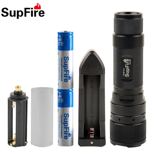 SupFire神火F3强光手电筒L2-T6调焦充电迷你LED户外骑行变焦远射 - 图1