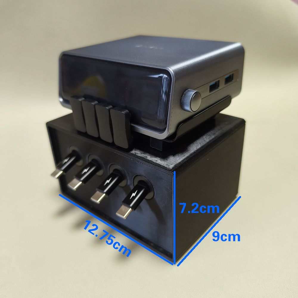 100W单拉伸缩快充线套装组合适用安克250W桌面充电站仓多口anker140W充电器底座支架套件收纳盒配件桌搭盒子,淘宝优惠券,粉丝福利购,淘宝优惠卷