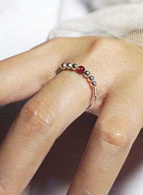 超细石榴石999女胖ins潮足银