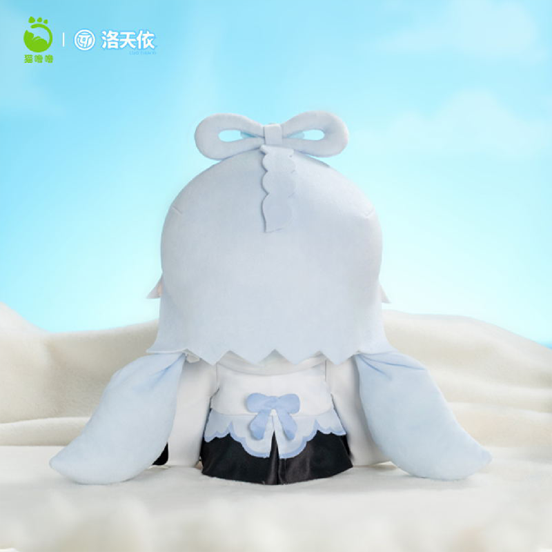 bilibili2024新品猫噜噜 Vsinger 洛天依梨花雪系列坐姿毛绒玩偶 - 图0