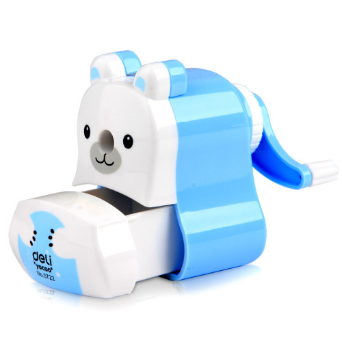 新品得力0722卷笔刀削笔器转笔刀 刨笔器削笔机铅笔刀 - 图1