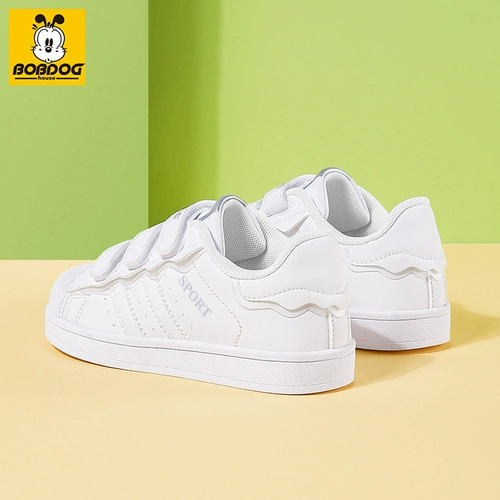 Детская белая обувь для мальчиков, кроссовки, белая спортивная обувь