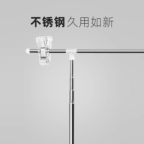 速销宝台式桌面POP夹子展示架海报架不锈钢支架T型海报纸支架伸缩桌面展示架台面营业厅宣传纸吊挂超市小展架 - 图1