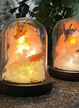 diy中国龙小夜灯国潮古风小众高级氛围感家居摆件卧室床头氛围灯