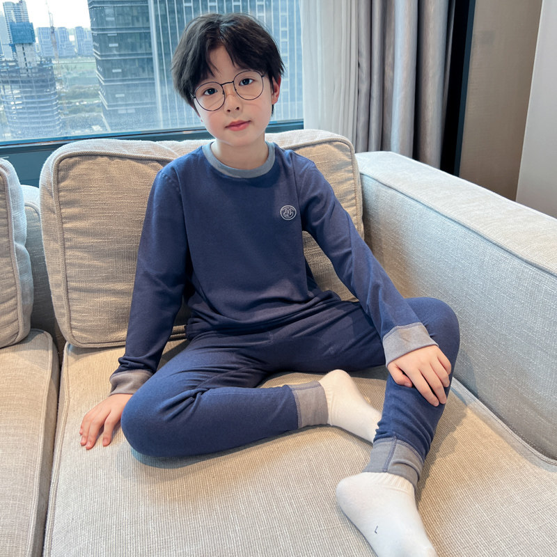 儿童装男童睡衣秋衣秋裤套装2025新款大童家居服德绒冬款保暖内衣,淘宝优惠券,粉丝福利购,淘宝优惠卷