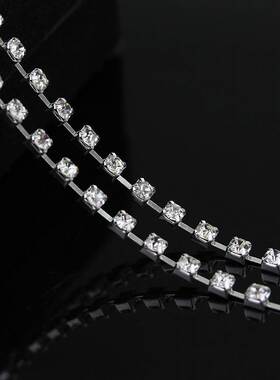 欧美电影泰坦尼克号 满钻爪链大水晶桃心项链 海洋之心宝蓝色饰品