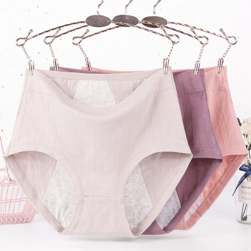 Fat Lady Leak Proof Menstrual Panties Women Cotton Underwear - 图2