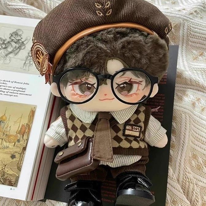 10cm20cm娃衣棉花娃娃旧日邮差套装无属性原创现货可爱超萌替换装 - 图3