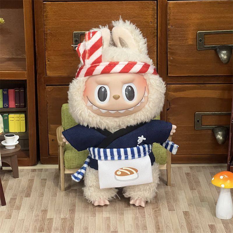 拉布布公仔换装着替衣服labubu一二三代娃衣服裙子背带裤套装超萌,淘宝优惠券,粉丝福利购,淘宝优惠卷