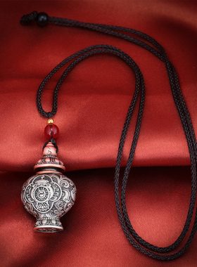 藏式宝瓶吊坠挂件嘎乌盒
