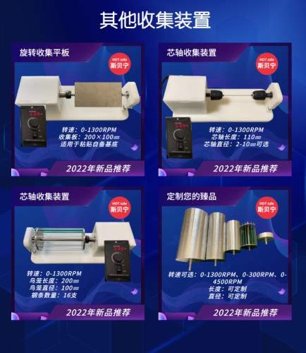 斯贝宁静电纺丝机高速滚筒收集器接收器实验装置4500RPM数显调速 - 图0
