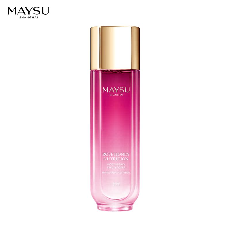 maysu美素旗舰店MAYSU/美素瑰蜜凝颜娇嫩滋养美容液补水保湿爽肤水营养肌底化妆水3