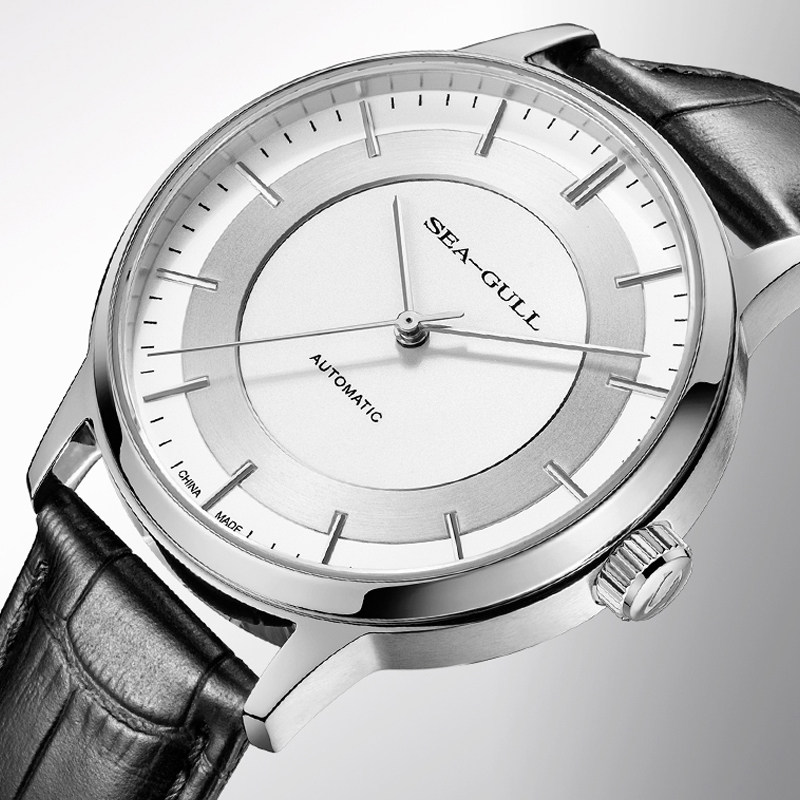 正品海鸥手表男士十大名表商务简约男式全自动机械表男表男款6061