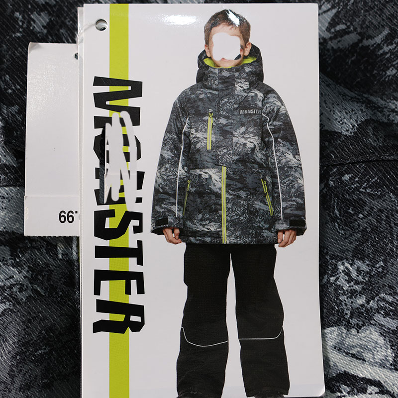 3M儿童滑雪服 防风防水透气夹棉保暖单双板滑雪衣裤G113 - 图3