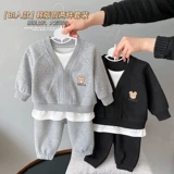 Весенний детский трендовый комплект для мальчиков, 2022 года, в западном стиле