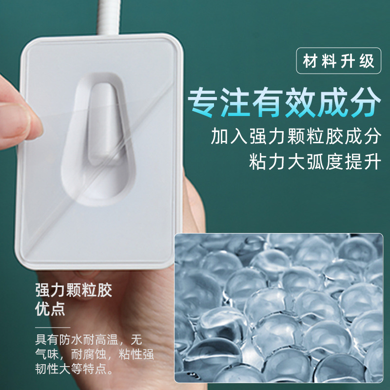 花洒支架免打孔淋浴器喷头挂钩固定夹子万向调节浴室淋雨配件底座