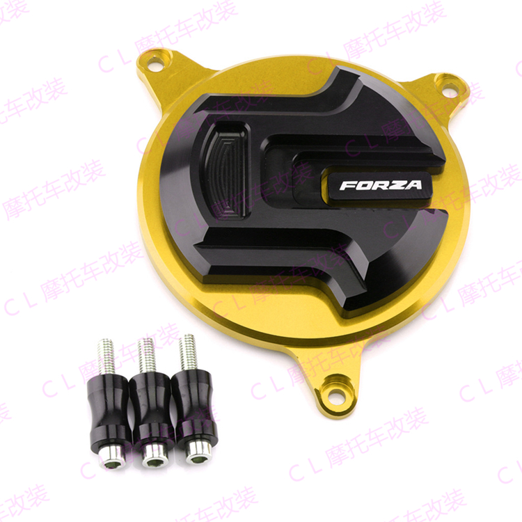 适用于本田 Honda Forza300 18-20改装引擎发动机保护盖防摔盖-图1