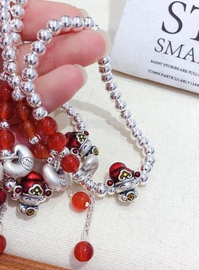 2024年春季新款财神通体纯银手链