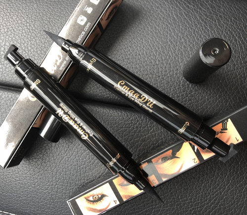Eyeliner Waterproof double-ended eyeliner long lasting 眉笔 - 图1