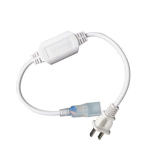 2835led灯带电源驱动器 220V两针灯条插头接头 电源线LED灯带插头 - 图3