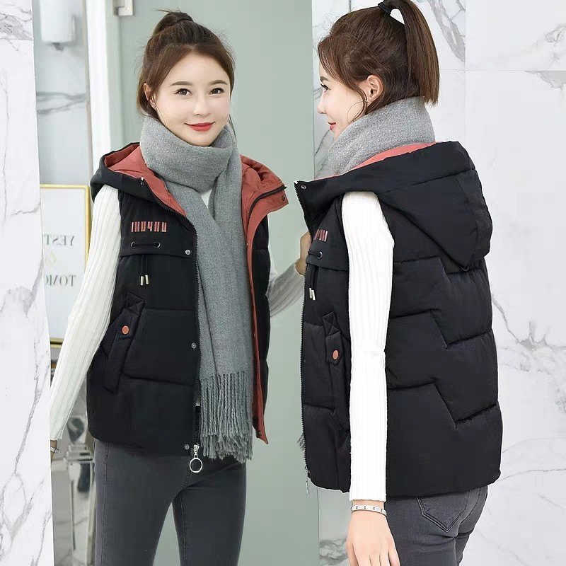 羽绒棉马甲女短款2025新款秋冬韩版修身加厚保暖背心坎肩马夹外套,淘宝优惠券,粉丝福利购,淘宝优惠卷