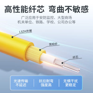 扬业 电信级单模光纤跳线SC-SC3米5/10/15/50米LC双芯/FC/ST单芯尾纤光纤线大方头转小方头转圆头sc-fc跳线