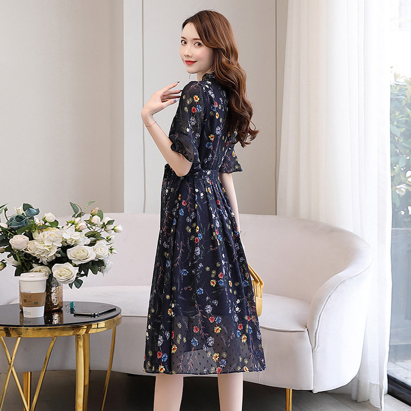 法式雪纺碎花女夏2020新款小心机 todaysyou连衣裙