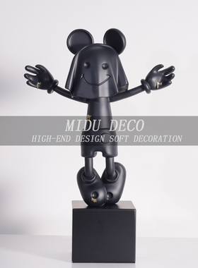 树脂装饰现代客厅鬼面米奇
