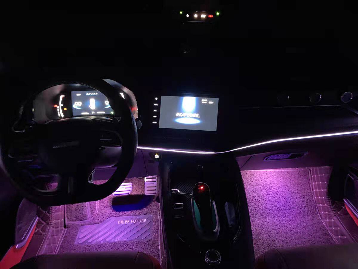 哈弗f7f5f7x大狗h7h4酷派初恋全车亚克力隐藏内饰天窗超亮氛围灯