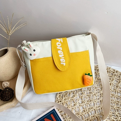 Брендовая японская универсальная свежая небольшая сумка, мультяшная трендовая сумка на одно плечо