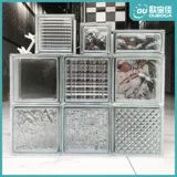 Ультра -белый кристалл прозрачный стеклянный кирпичный кирпичный крыльцо крыльца