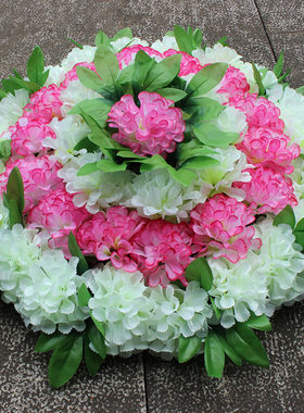 60厘米菊花圈扫墓花上坟殡仪花圈